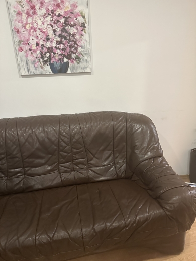 Vand doua canapele de piele